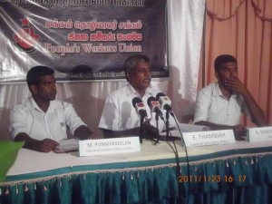 பெருந்தோட்டத் தொழிலாளரின் சம்பள உயர்வு தொடர்பில் தொழிற்சங்கங்களுக்கிடையில் ஒருமித்த கருத்து எட்டப்பட வேண்டும் : சட்டத்தரணி. இ.தம்பையா