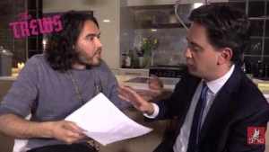 Russel brand and ed miliband