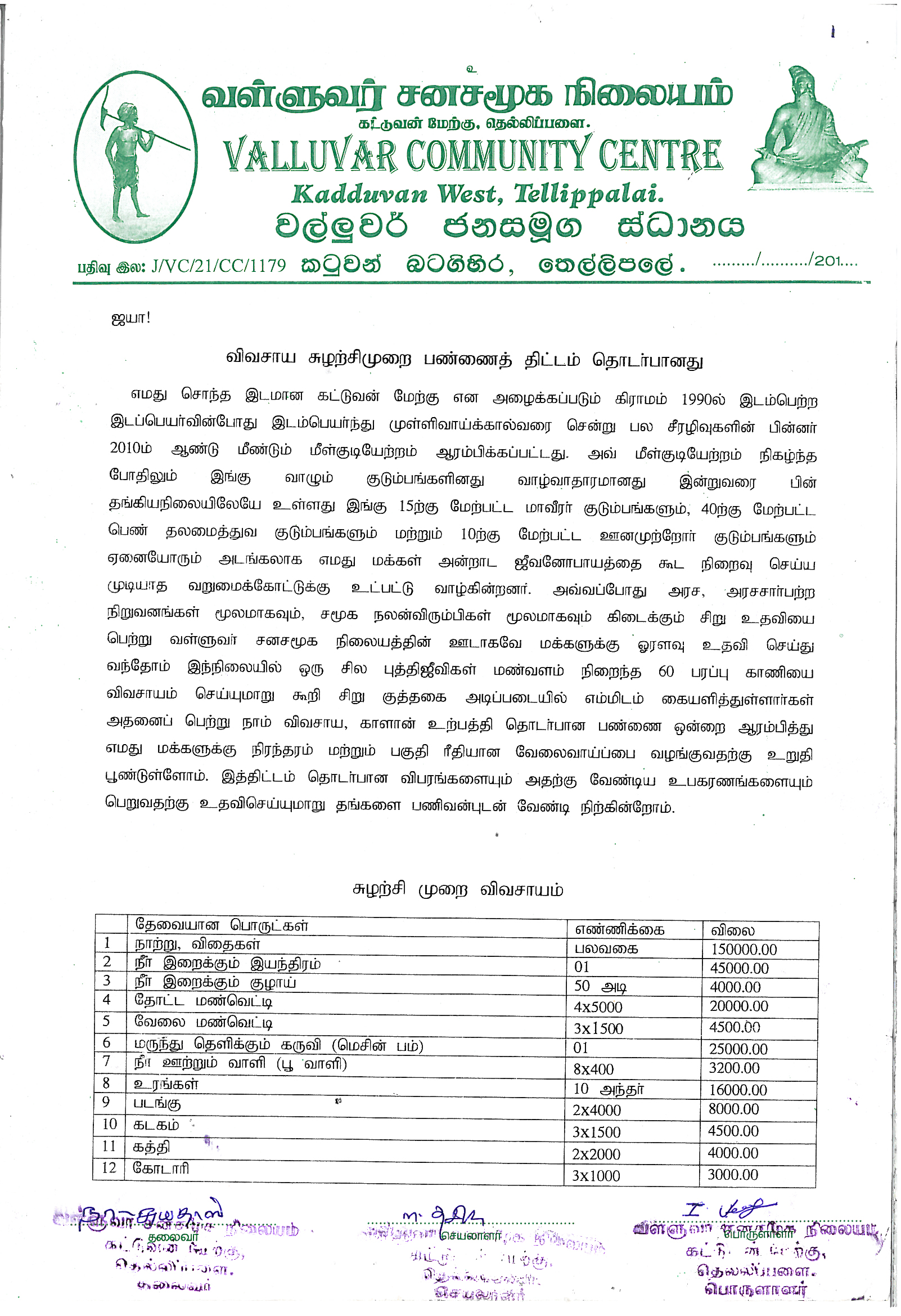 தேசிய உற்பத்தியை ஊக்கப்படுத்த உதவிக் கோரிக்கை