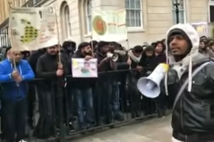 கேப்பாப்புலவும் மக்களுக்கு ஆதரவாக லண்டனிலும் போராட்டம்: எதிரிகள் அவதானம்