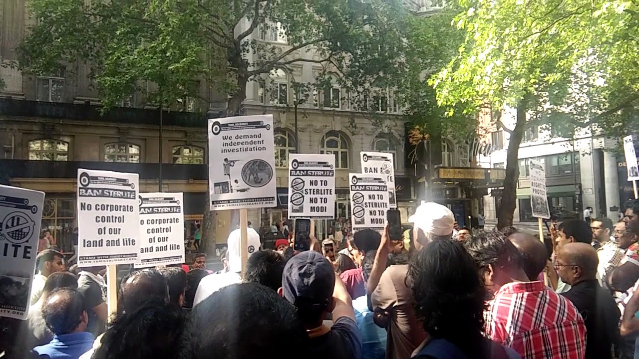 Protest against Vedanta massacre