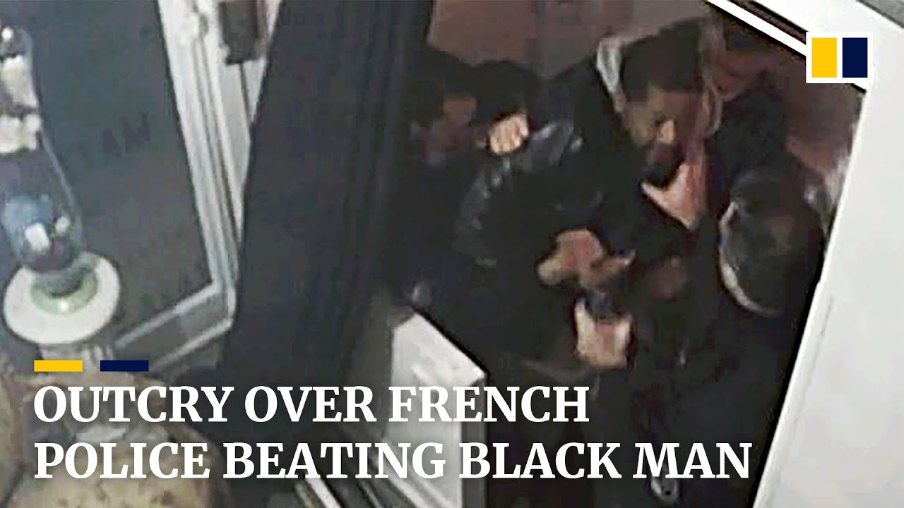 காரணமின்றி பிரஞ்சு நிறவாதப் போலிஸ் கும்பலால் தாக்கப்பட்ட கறுப்பின இசைக் கலைஞன்