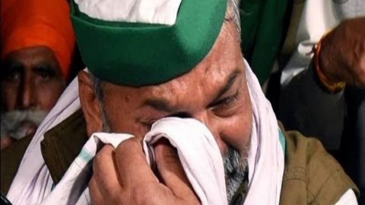 திகாயத்தின் கண்ணீரில் அவிந்த தேசபக்தீ ! : மருதையன்