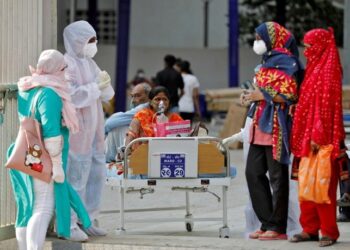இந்தியாவில் கொரோனா பெருந்தொற்று அவலம்!
