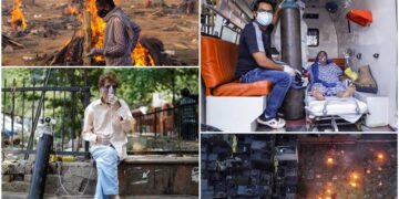 கொரோனா பரவல் முடமாகி முடங்கிப் போன இந்திய அரசு-அதிர்ச்சியளிக்கும் படங்கள்!