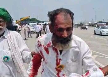 அரியானாவில் விவசாயிகள் மீது பாஜக அரசு தடியடி!